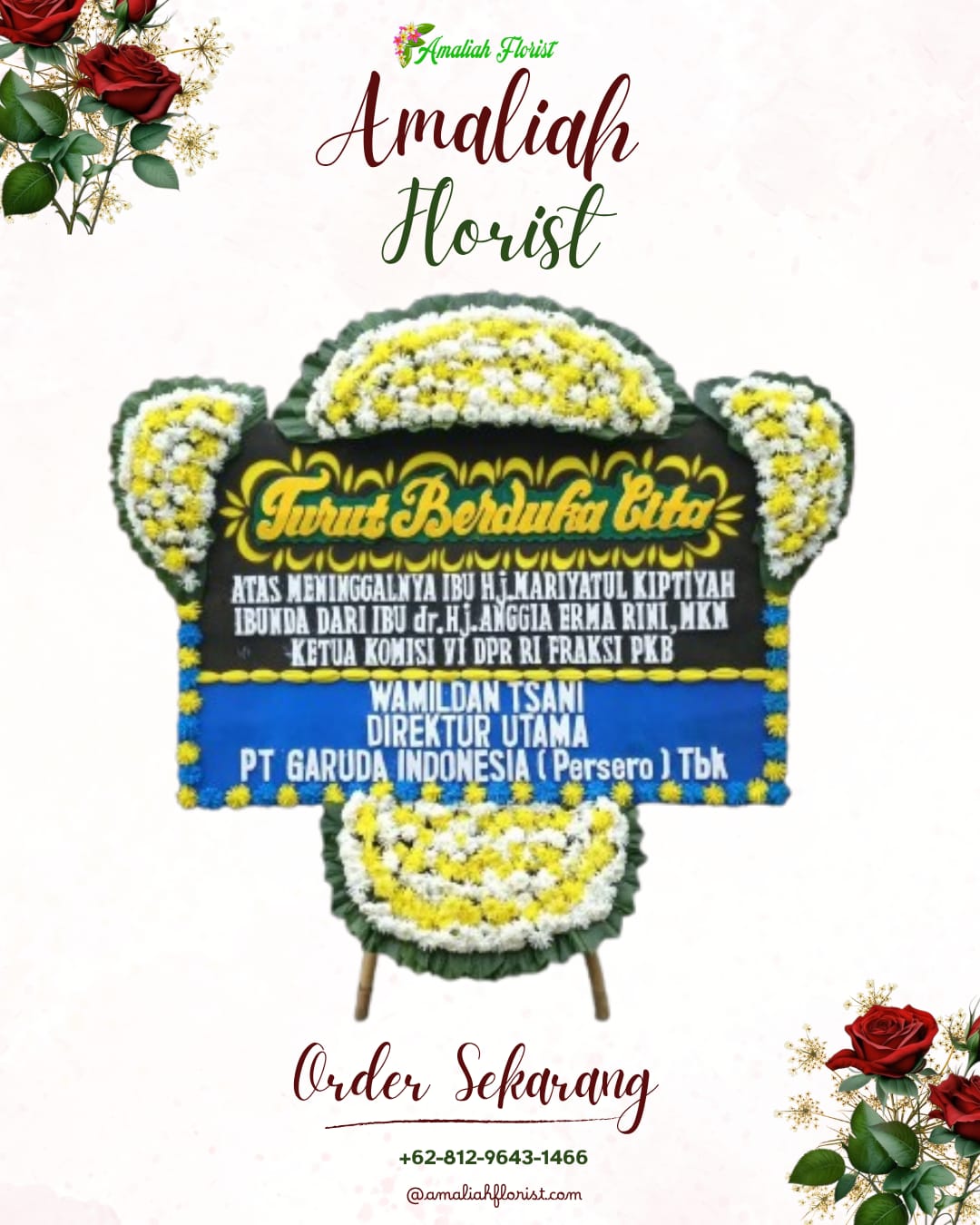 Papan Bunga Duka Kalibawang